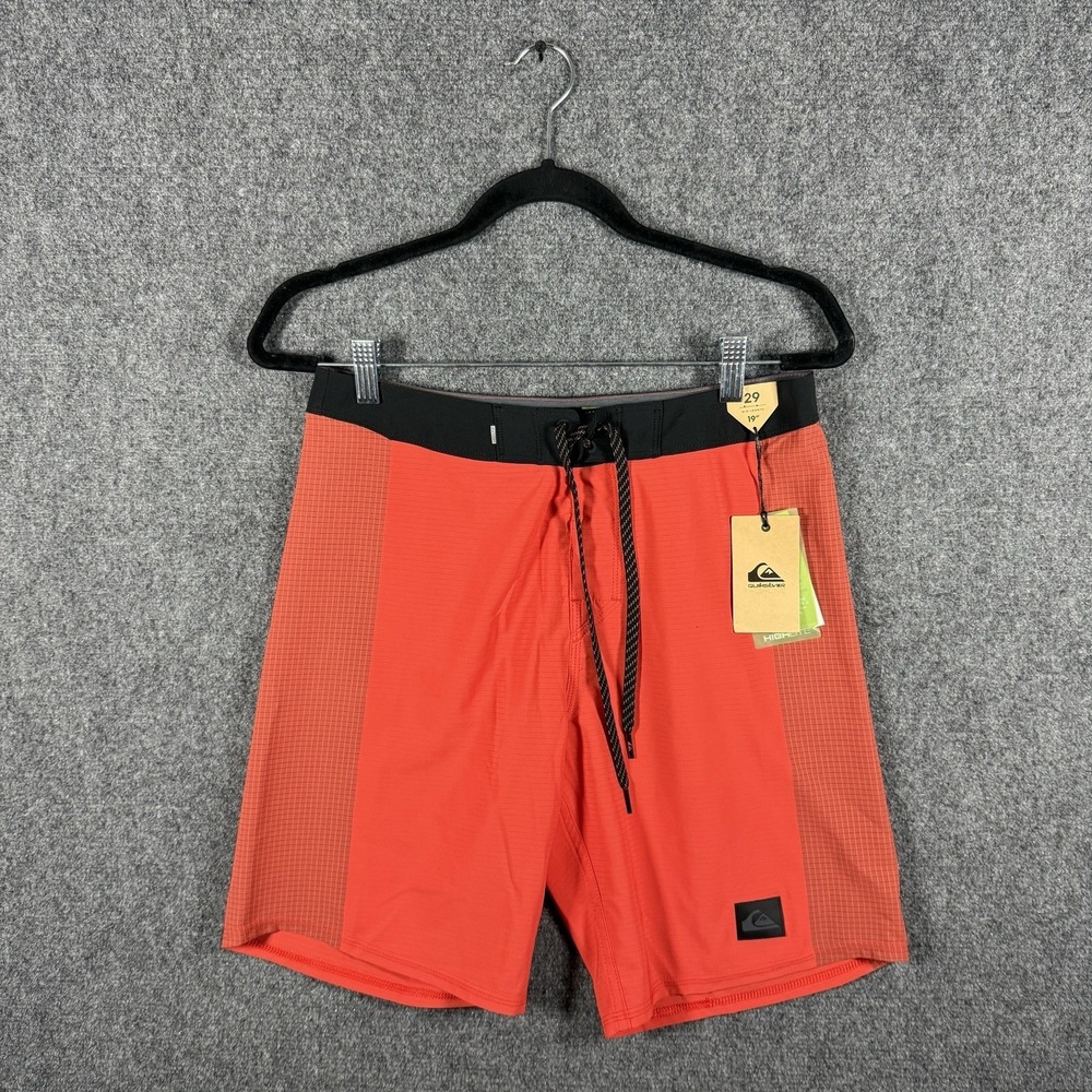 NWT Quiksilver Highlite Arch Board Shorts Orange Mens Size 29 #2141